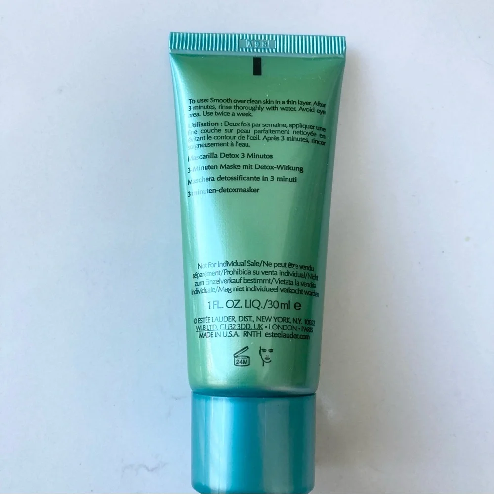 Estée Lauder Double Wear 24H Waterproof Gel Eye Pencil, 01 Onyx and Detox Mask